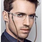Anthrazitfarbene Brillenhalter für Herren 