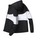 Schwarze Oversize Bomberjacken aus Polyester Handwäsche für Herren Größe 4 XL für den für den Herbst 