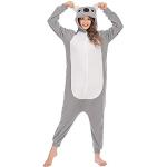 Reduzierte Graue Koala-Kostüme für Damen Größe L 