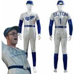 Blaue Elton John Cosplay-Kostüme für Herren Größe 3 XL 