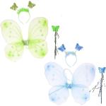 Reduzierte Blaue Schmetterlingsflügel aus Nylon für Kinder 