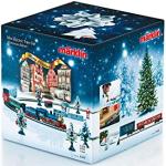 Märklin 81845 - Spur Z Weihnachtsstartpackung mit Dampflok, Wagen und Mini-Weihnachtsmarkt, ab 15 Jahre, Maßstab 1:220
