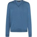 MAERZ Classic Fit Pullover blau, Einfarbig