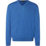 MAERZ Superwash Classic Fit Pullover dunkelblau, Einfarbig
