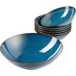 Royalblaue Mediterrane Mäser Group Thermobecher & Isolierbecher aus Keramik mikrowellengeeignet 7-teilig 