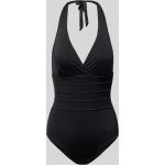 Schwarze Unifarbene Magic Bodyfashion Neckholder Badeanzüge aus Polyamid für Damen Größe XXL 