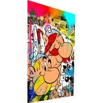 Weiße Asterix & Obelix Pop-Art Bilder 80x120 
