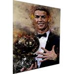 Weiße Cristiano Ronaldo Rechteckige Pop-Art Bilder 80x120 
