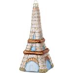 Reduzierte Braune Christbaumkugeln & Weihnachtsbaumkugeln mit Eiffelturm-Motiv 