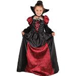 Schwarze Maxi Vampir-Kostüme aus Polyester für Kinder Größe 122 