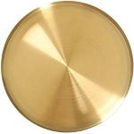 Goldene Runde Dekotabletts 20 cm aus Edelstahl 