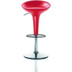 Reduzierte Rote Magis Drehhocker matt aus Kunststoff höhenverstellbar Breite 0-50cm, Höhe 0-50cm, Tiefe 0-50cm 