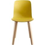 Reduzierte Senfgelbe Designer Stühle aus Eschenholz 