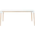 Beige Magis Steelwood Design Tische aus Massivholz Breite 100-150cm, Höhe 100-150cm, Tiefe 50-100cm 