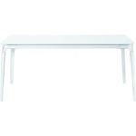 Weiße Magis Steelwood Rechteckige Design Tische aus Massivholz Breite 50-100cm, Höhe 50-100cm, Tiefe 50-100cm 