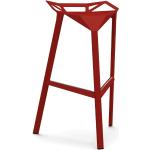 Reduzierte Rote Magis Barhocker & Barstühle aus Aluminium stapelbar Breite 50-100cm, Höhe 50-100cm, Tiefe 0-50cm 