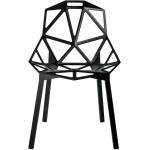 Schwarze Moderne Magis Chair One Drehstühle stapelbar 