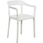 Weiße Moderne Magis Steelwood Designer Stühle lackiert aus Massivholz stapelbar 