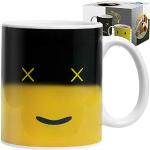 Schwarze Emoji Smiley Lustige Kaffeetassen 