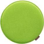 Grüne Unifarbene Runde Sitzkissen rund 35 cm aus Baumwollmischung 
