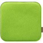 Grüne Runde Stuhlkissen rund aus Polyester maschinenwaschbar 4-teilig 