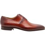 Braune Business Magnanni Hochzeitsschuhe & Oxford Schuhe mit Schnürsenkel aus Veloursleder für Herren Größe 42 