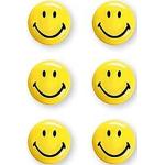 Gelbe Magnetoplan Emoji Smiley Memoboards DIN A4 6-teilig 