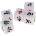 Familienerholung Tischspiel Mahjong Würfel 6 seitig 10 Windrichtungen Zzgl 