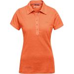 Reduzierte Orange Kurzärmelige Maier Sports Kurzarm-Poloshirts aus Jersey für Damen Größe M für den für den Frühling 