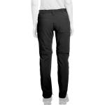 Schwarze Wasserdichte Zip Off Hosen aus Polyamid für Damen Größe L 
