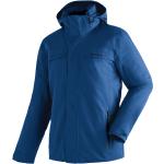 Reduzierte Blaue Maier Sports Winterjacken aus Kunstfaser mit Kapuze für Herren Größe 3 XL für den für den Winter 