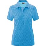 Blaue Sportliche Maier Sports Damenpoloshirts & Damenpolohemden mit Reißverschluss aus Polyester Größe S für den für den Frühling 