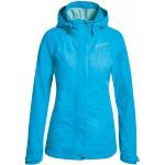 Blaue Wasserdichte Winddichte Atmungsaktive Maier Sports Regenjacken aus Polyester für Damen Größe XL für den für den Herbst 