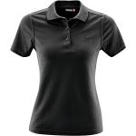 Schwarze Maier Sports Damenpoloshirts & Damenpolohemden aus Polyester enganliegend Größe XXL 
