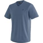 Reduzierte Blaue Langärmelige Maier Sports T-Shirts aus Polyester für Herren Größe XL 