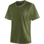 Reduzierte Olivgrüne Langärmelige Maier Sports T-Shirts aus Polyester für Herren Größe 6 XL 