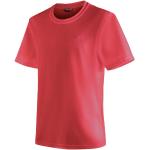 Reduzierte Rote Langärmelige Maier Sports T-Shirts aus Polyester für Herren Größe M 