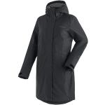 Reduzierte Schwarze Wasserdichte Winddichte Maier Sports Kapuzenmäntel aus Polyester mit Kapuze für Damen Größe 3 XL für den für den Winter 