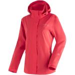 Reduzierte Rote Wasserdichte Winddichte Maier Sports Regenjacken aus Polyester mit Kapuze für Damen Größe L 