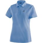 Reduzierte Blaue Langärmelige Maier Sports Damenpoloshirts & Damenpolohemden aus Polyester Größe S 