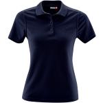 Reduzierte Blaue Langärmelige Maier Sports Damenpoloshirts & Damenpolohemden aus Polyester Größe M 