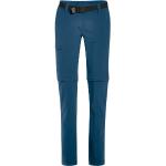 Blaue Wasserdichte Atmungsaktive Maier Sports Zip Off Hosen & Zipphosen mit Reißverschluss für Damen Größe XS 