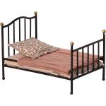 Maileg Maileg Vintage bed, Mouse - Anthracite