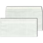 Weiße transparente Briefumschläge DIN lang 10-teilig 