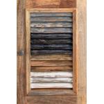 Braune Vintage Main Möbel Wandgarderoben & Hängegarderoben aus Massivholz Breite 150-200cm, Höhe 150-200cm, Tiefe 0-50cm 