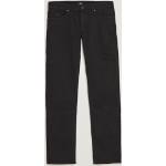 Schwarze HUGO BOSS BOSS Black Stretch-Jeans mit Reißverschluss aus Leder für Herren 