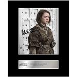 Maisie Williams Signiert Foto Display Arya Stark – Game Of Thrones