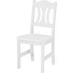 Weiße Holzstühle aus Holz Breite 0-50cm, Höhe 50-100cm, Tiefe 0-50cm 