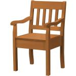 Braune Holzstühle aus Holz mit Armlehne Breite 50-100cm, Höhe 50-100cm, Tiefe 50-100cm 