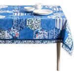Reduzierte Runde Runde Tischdecken 140 cm mit Zitronenmotiv aus Baumwolle 